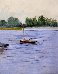 Bateau à l’ancre sur la Seine